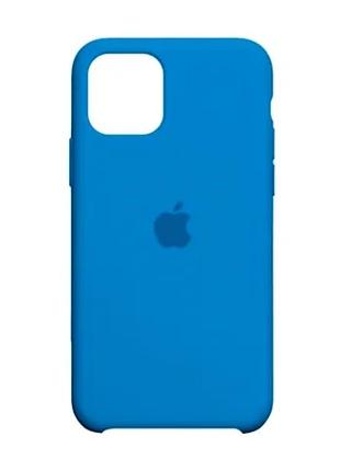 Чехол силиконовый для iphone 11 pro max противоударный с защитой камеры surf blue