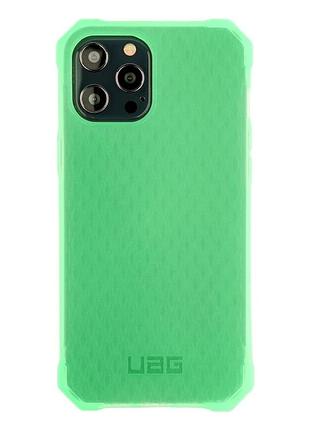 Чехол противоударный uag armor для iphone 12 12 pro силиконовый с максимальной защитой зеленый