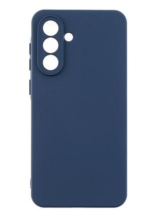 Чехол силиконовый full camera для samsung galaxy a37 5g tpu с защитой камеры темно-синий