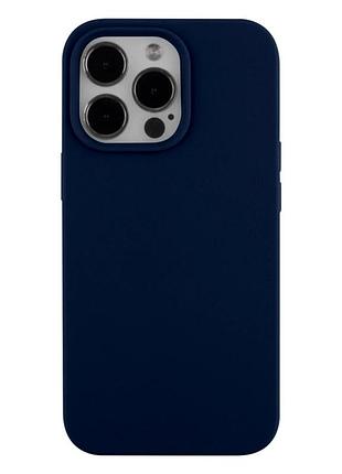 Чехол силиконовый full size для iphone 14 pro противоударный с защитой камеры цвет 36.blue cobalt