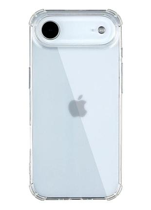 Чехол tpu virgin hard full camera для iphone 17 air прозрачный с защитой камеры