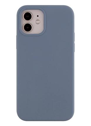 Чохол силіконовий full size для iphone 11 захист камери легкий lavender grey