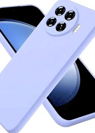 Чохол силіконовий full camera для tecno spark 20 pro+ kj7 з мікрофіброю захист камери колір 05.lilac