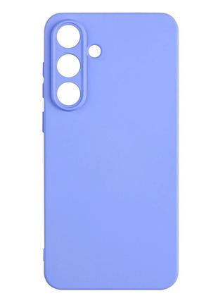 Чехол силиконовый full camera для samsung galaxy s25 fe 5g tpu с защитой камеры лиловый
