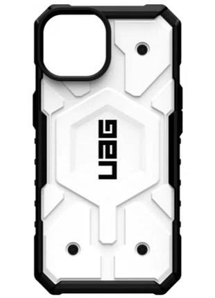 Чехол противоударный uag pathfinder для iphone 14 plus с максимальной защитой белый 5