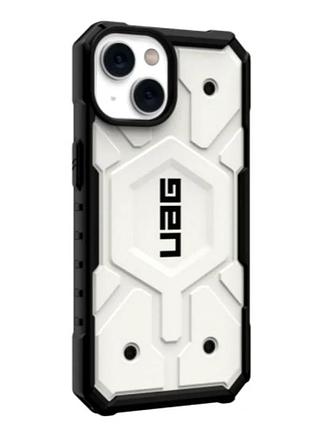 Чехол противоударный uag pathfinder для iphone 14 plus с максимальной защитой белый 7