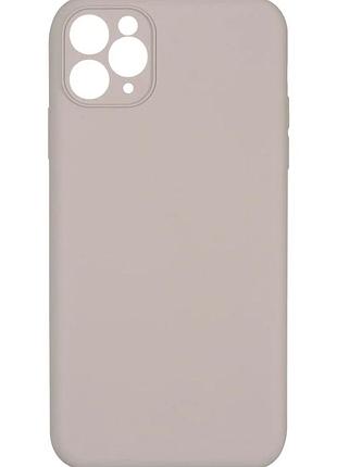 Чехол силиконовый full camera для iphone 11 pro max с защитой камеры микрофибра 07.lavender