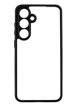 Чохол протиударний tpu+pc для samsung galaxy s24 fe 5g захист камери чорний