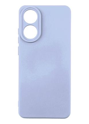 Чехол силиконовый full camera для zte blade a34 защита камеры tpu 05.lilac