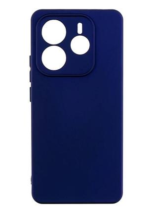 Чехол силиконовый full camera для xiaomi redmi note 14 5g с защитой камеры фиолетовый