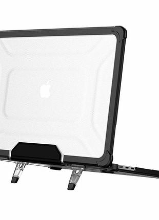 Чехол tpu pc color diagram для macbook pro 16 дюймов 2024 2023 2021 black