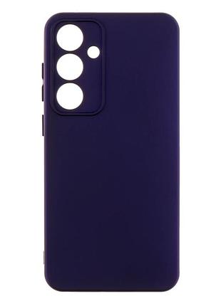 Чехол силиконовый full camera для samsung galaxy s24 fe 5g tpu защита камеры фиолетовый