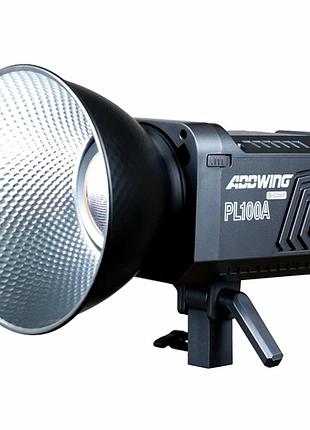 Led лампа adowing professional video light pl-100a-01 100w серый abs алюминиевый сплав для студийной и мобильной съёмки