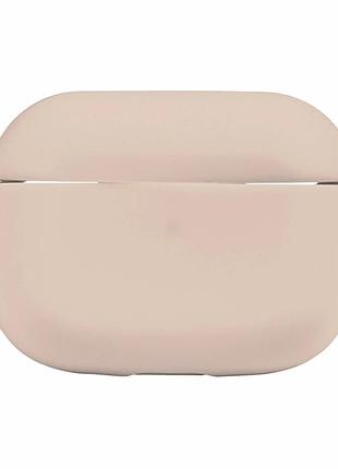 Футляр силиконовый с карабином для airpods pro 2 цвет 19.pink sand размер 80x90x30 мм
