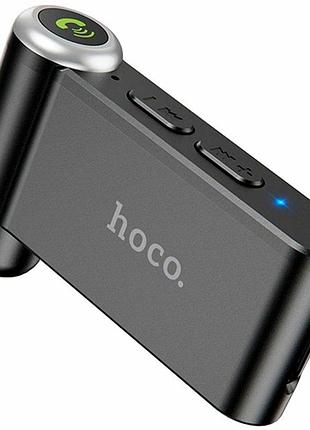 Автомобильный bluetooth адаптер hoco e58 aux in 140mah черный с микрофоном и type-c