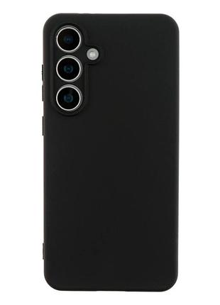 Чехол tpu matte 1.3mm для samsung galaxy s24 fe 5g защита от ударов черный