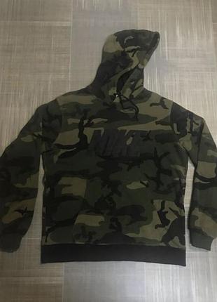 Nike 💙чоловічий одяг /комуфляжна  азелено-чорна   кофта-худі💛 52l