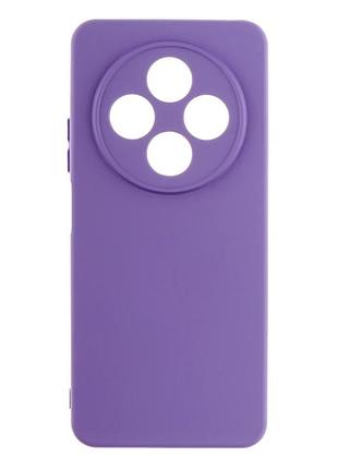 Чохол силіконовий full case для xiaomi redmi 14c redmi a4 poco c75 із захистом камери пурпуровий