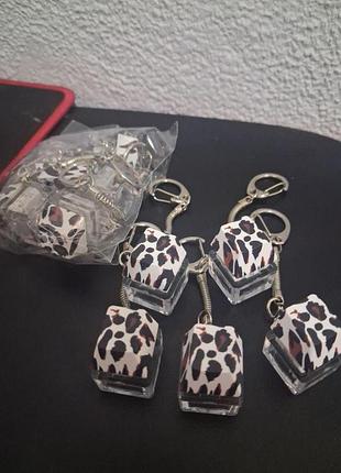 Брелок-кнопка кейкап игрушка антистресс пятнистая