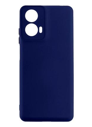 Чехол силиконовый full camera для motorola moto g24 power с микрофиброй защита камеры фиолетовый