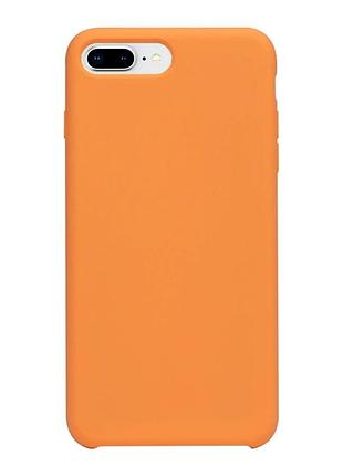 Чохол силіконовий soft case для iphone 7 plus 8 plus класичний захисний papaya