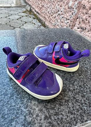 Дитячі кросовки на ліпучках nike pico 5  оригінал