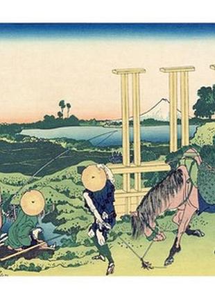 Листівка японське мистецтво - senju in the musachi province, c. 1830