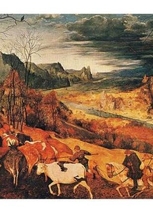 Листівка pieter bruegel — the return of the herd (autumn), 1565