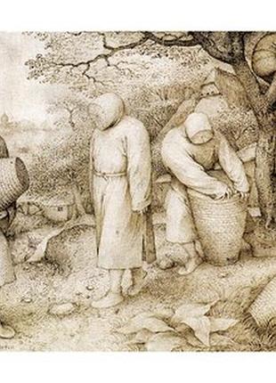 Листівка pieter bruegel — the beekeepers and the birdnester, c. 1568
