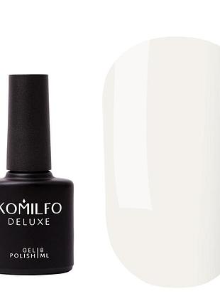 Komilfo no wipe milky white top — топ без липкого слоя, молочно-белый, 8 мл