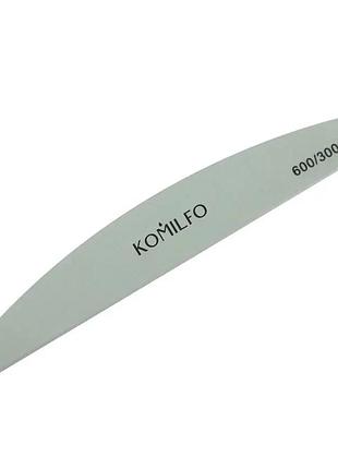 Полировщик komilfo полукруг зеленый 600/3000, 18 см