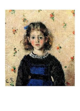 Листівка camille pissarro - portrait of jeanne pissarro, called minette, 1872