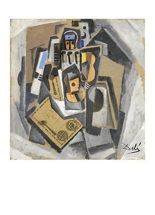 Листівка salvador dali - pierrot with a guitar, 1923