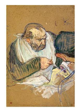 Листівка henri de toulouse-lautrec — dr pean operating, 1891