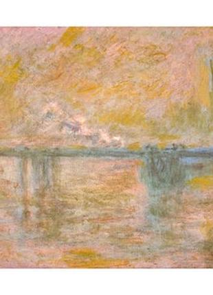 Листівка claude monet - charing-cross bridge in london, 1902