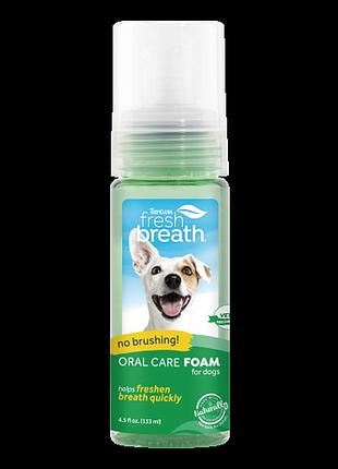 Пена для ухода за полостью рта собак tropiclean fresh breath 133 мл
