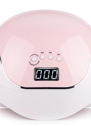 Лампа bq-v5 macaroon pink led+uv 120 вт