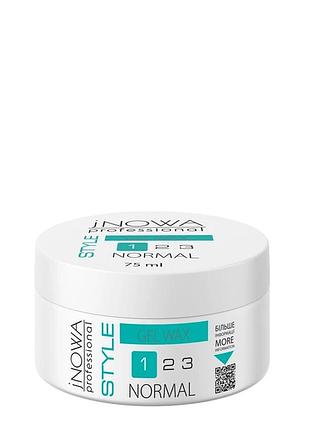 Гель-воск с каолином jnowa professional style, нормальной фиксации, 75 мл