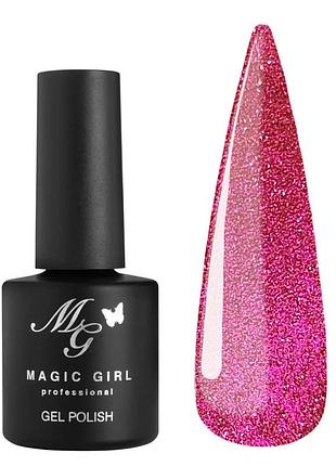 Гель-лак кошачий глаз galaxy light №4 magic girl светоотражающий, 8 мл
