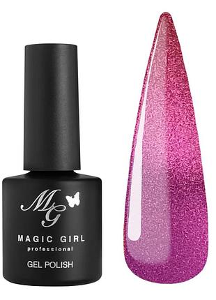 Гель-лак magic girl avrora max №4 розово-фиолетовый, 8 мл