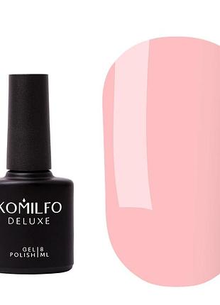 Komilfo no wipe milky pink top — топ без липкого слоя, молочно-розовый, 8 мл
