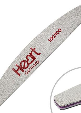 Пилка для ногтей heart half 100/100