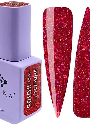 Гель-лак dnka’ gel polish color spalah №105, 12 мл