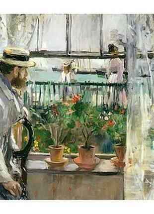 Листівка berthe morisot - eugène manet on the isle of wight, 1875