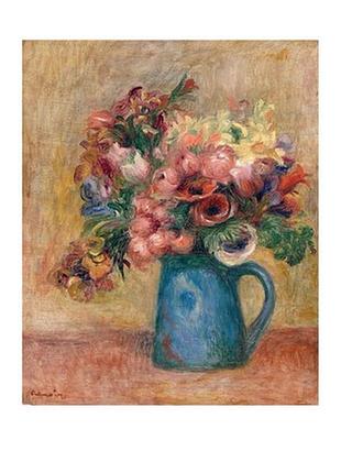 Открытка pierre-auguste renoir - vase of flowers, c. 1889