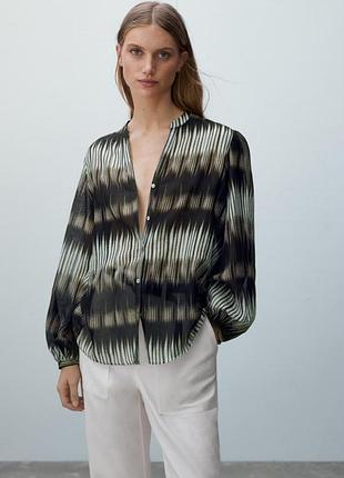 Легка блуза з бавовни та шовку massimo dutti