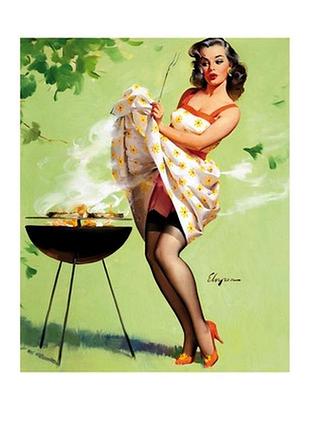 Открытка pin-up