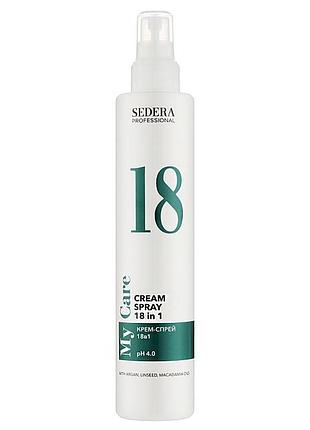 Мультифункціональний крем-спрей для волосся 18в1 my care spray sedera professional, 250 мл