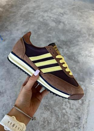 Кросівки adidas sl 72 brown yellow