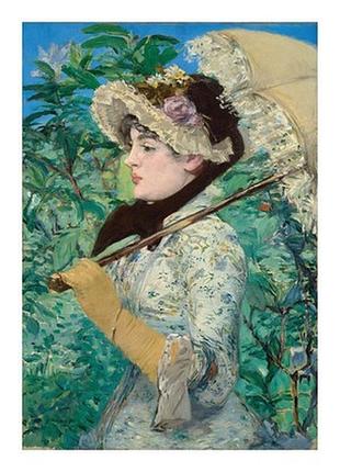 Листівка edouard manet - jeanne (the spring), 1881